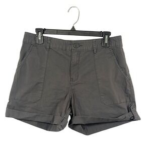 Social Standard Gray Utility Shorts Medium 3.5" Inseam Vacation Beach Preppy